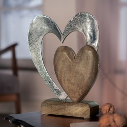 Декоративная фигура "Сердце в сердце" 21х6х26 см